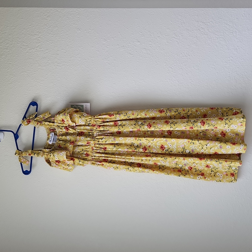 Yellow Floral Dress